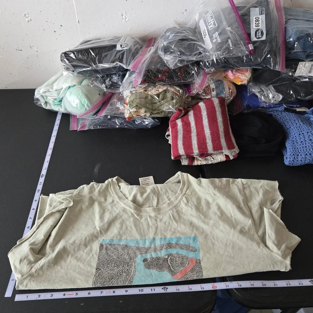 Comfort Colors Stephen Huneck Greetings Dog Graphic T-Shirt‎ Large Humor Funny - Picture 10 of 12